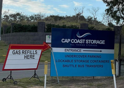 storage facility main yard Yeppoon Queensland Australia